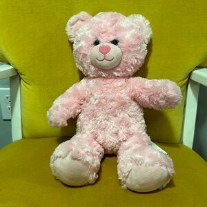 Build a bear pink cuddles teddy